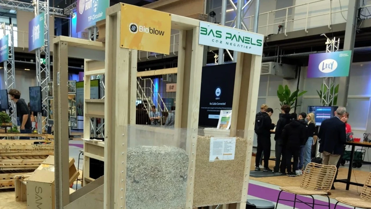 BAS Panels op Future Builders Day Demonstratieopstelling met BAS-profielen en biobased isolatie tijdens Future Builders Day