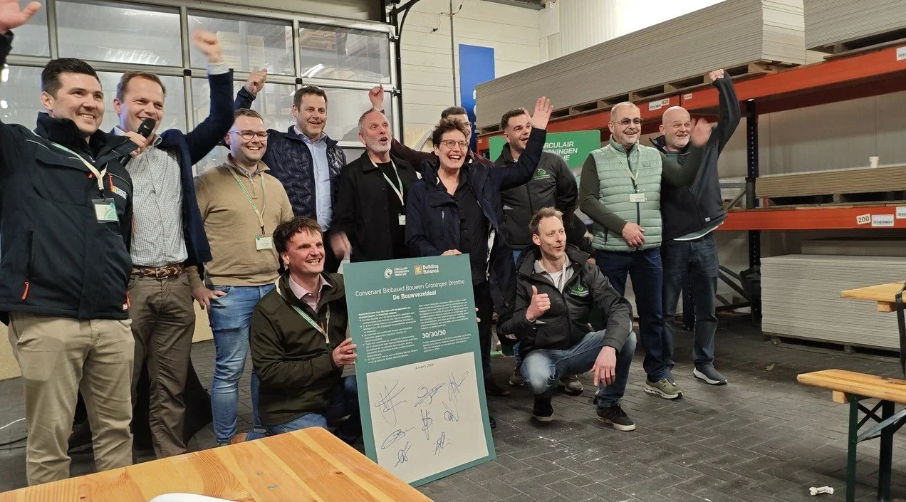 Bouwvezeldeal Groningen Drenthe Deelnemers aan de bijeenkomst van de Bouwvezeldeal Groningen Drenthe