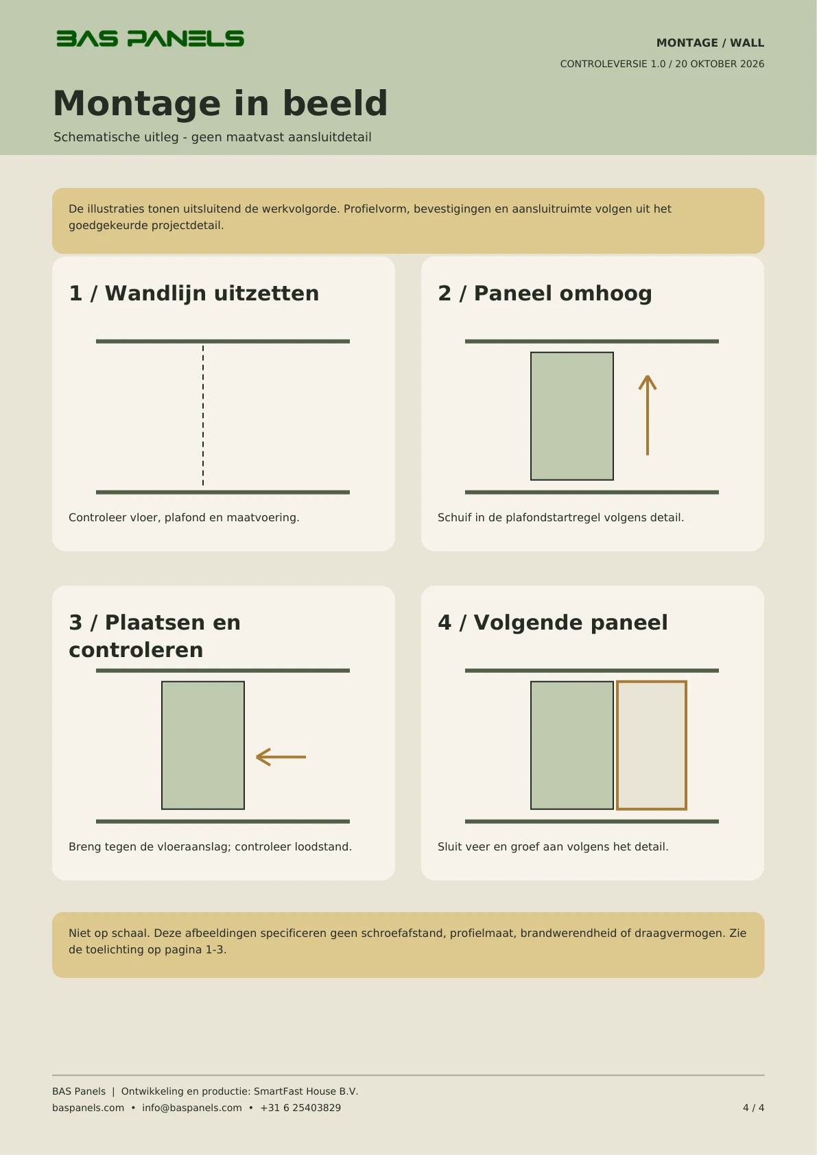 Montagehandleiding BAS Wall — pagina 4